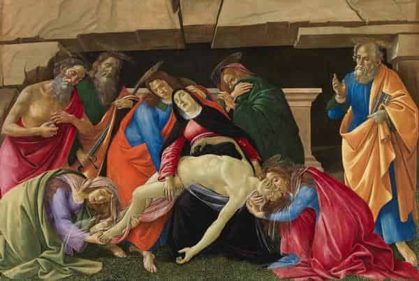 Sandro Botticelli, Beweinung Christi, ca. 1490
